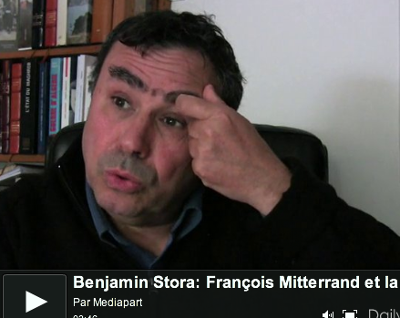 Benjamin Stora (vidéo accessible dans le corps de l'article).